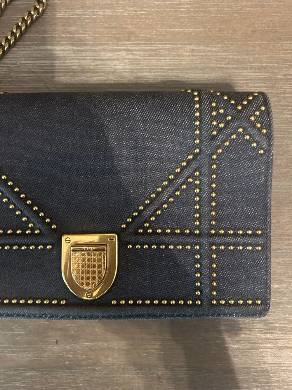 Christian Dior Diorama Wallet on Chain